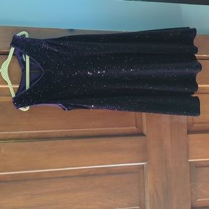 EUC Confetti Glitter Velvet Party Dress